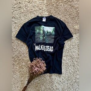 The Walking Dead Faded Tee Logo Y2K Movie Merch Streetwear BSLS Seller